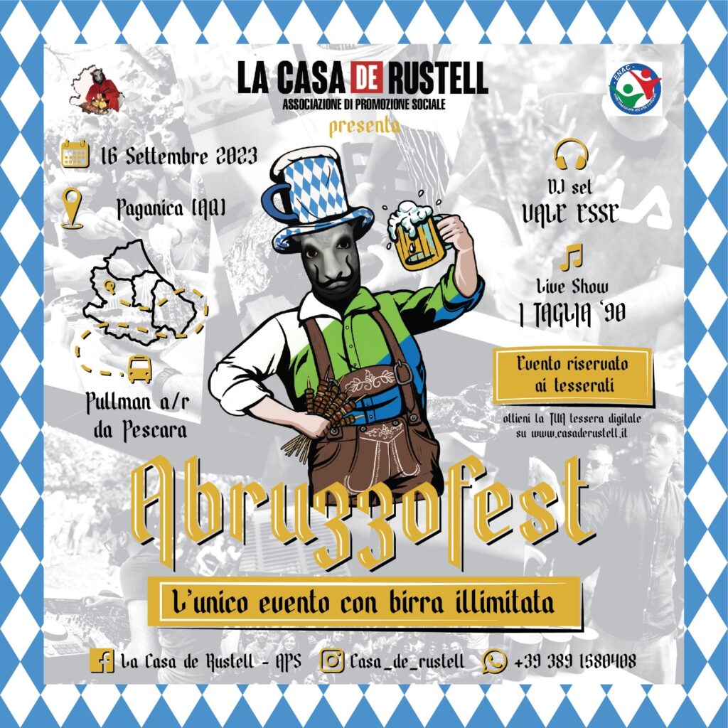 Arriva “Abruzzofest”: appuntamento sabato 16 settembre a Paganica